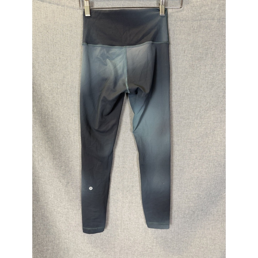 Lululemon Wunder Train High-Rise Crop 23" Midnight Haze Black Multi Size 4